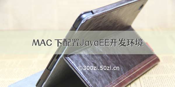 MAC 下配置JavaEE开发环境