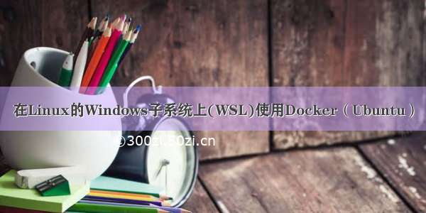 在Linux的Windows子系统上(WSL)使用Docker（Ubuntu）