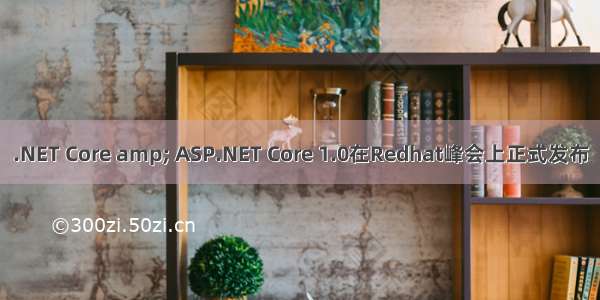 .NET Core amp; ASP.NET Core 1.0在Redhat峰会上正式发布