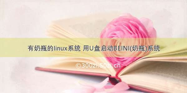 有奶瓶的linux系统 用U盘启动BEINI(奶瓶)系统