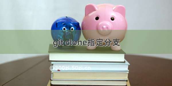 git clone指定分支