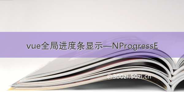 vue全局进度条显示—NProgressE