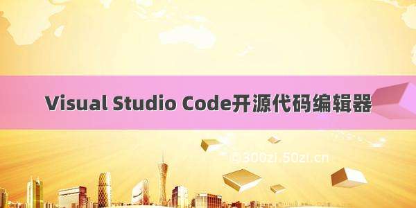 Visual Studio Code开源代码编辑器