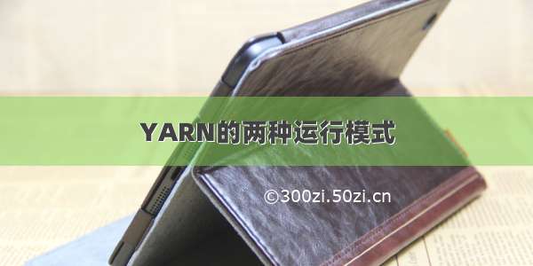 YARN的两种运行模式