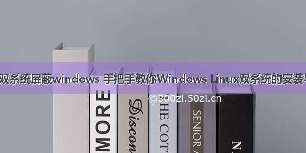 linux双系统屏蔽windows 手把手教你Windows Linux双系统的安装与卸载