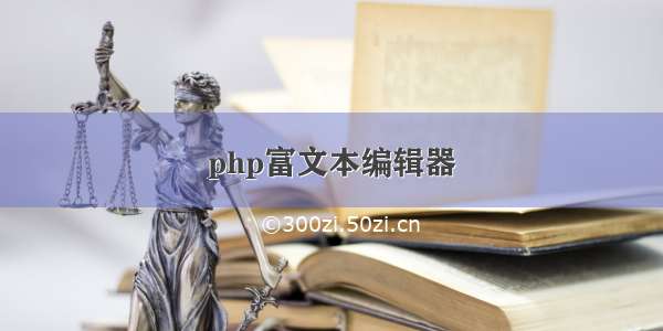 php富文本编辑器