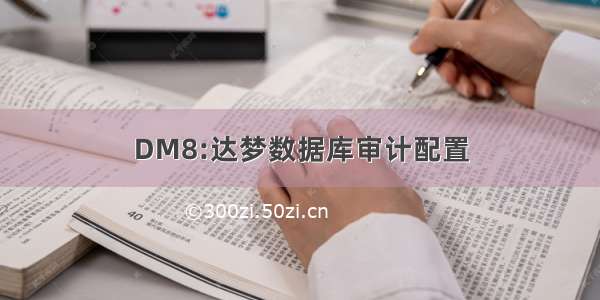 DM8:达梦数据库审计配置