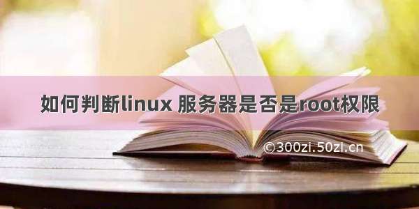 如何判断linux 服务器是否是root权限