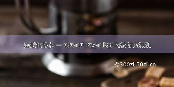 虚拟化技术 — QEMU-KVM 基于内核的虚拟机