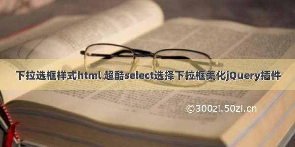 下拉选框样式html 超酷select选择下拉框美化jQuery插件