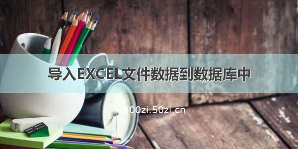 导入EXCEL文件数据到数据库中