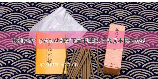 我的实践：pytorch框架下基于BERT实现文本情感分类