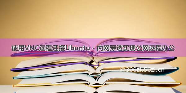 使用VNC远程连接Ubuntu - 内网穿透实现公网远程办公