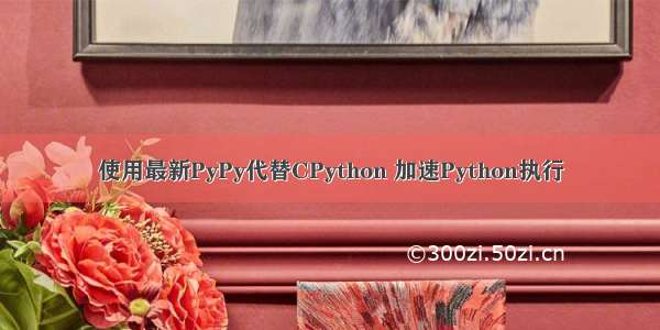 使用最新PyPy代替CPython 加速Python执行