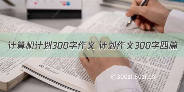 计算机计划300字作文 计划作文300字四篇