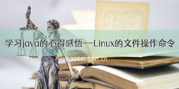 学习java的心得感悟--Linux的文件操作命令