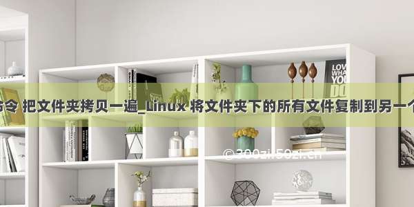 linux命令 把文件夹拷贝一遍_Linux 将文件夹下的所有文件复制到另一个文件里