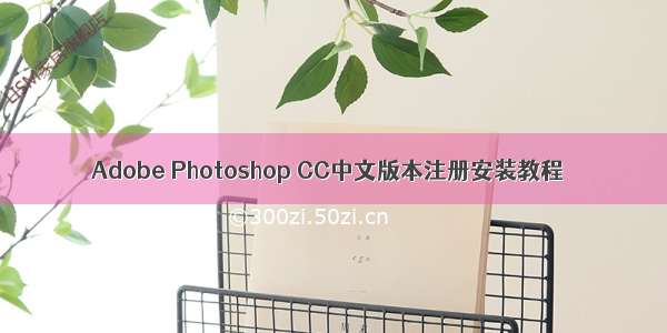 Adobe Photoshop CC中文版本注册安装教程