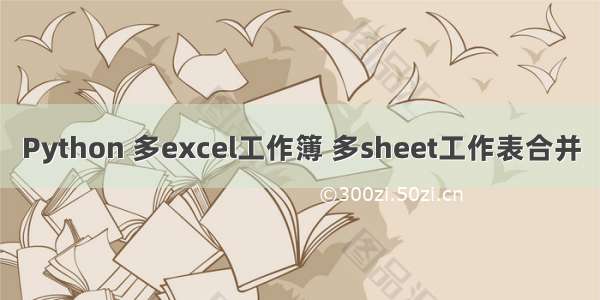 Python 多excel工作簿 多sheet工作表合并