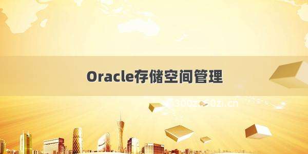 Oracle存储空间管理