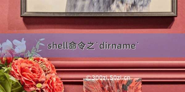 shell命令之`dirname`