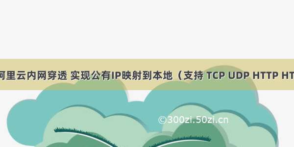 frp实现花生壳+阿里云内网穿透 实现公有IP映射到本地（支持 TCP UDP HTTP HTTPS 等多种协议）