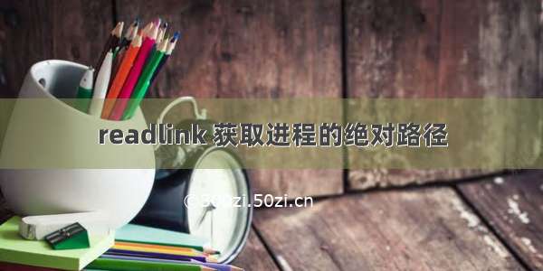 readlink 获取进程的绝对路径