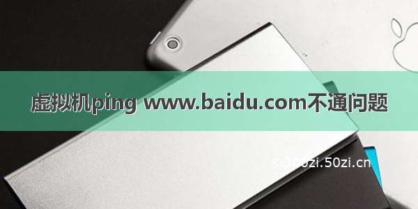 虚拟机ping www.baidu.com不通问题