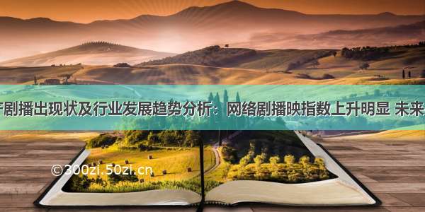 中国国产剧播出现状及行业发展趋势分析：网络剧播映指数上升明显 未来小体量精