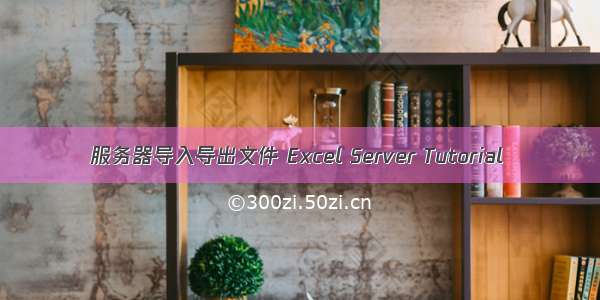 服务器导入导出文件 Excel Server Tutorial