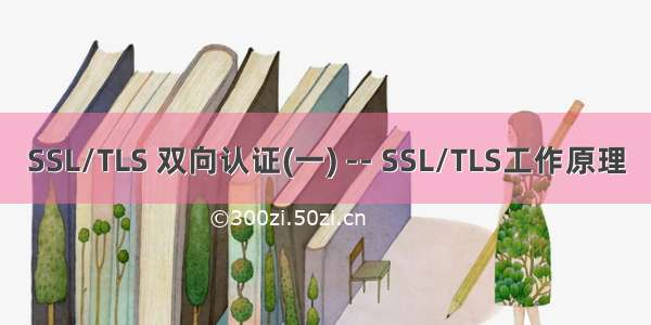 SSL/TLS 双向认证(一) -- SSL/TLS工作原理