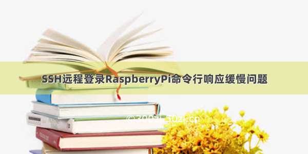 SSH远程登录RaspberryPi命令行响应缓慢问题