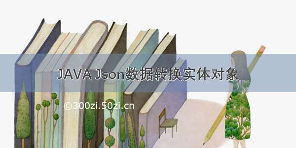 JAVA Json数据转换实体对象