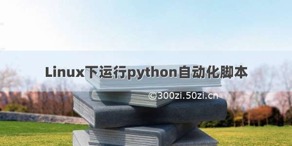 Linux下运行python自动化脚本