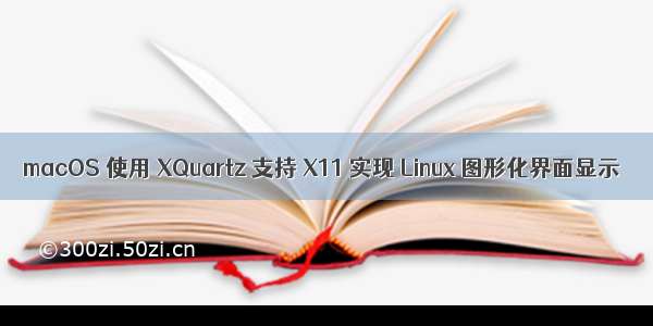 macOS 使用 XQuartz 支持 X11 实现 Linux 图形化界面显示