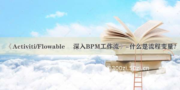 《Activiti/Flowable  深入BPM工作流》-什么是流程变量?