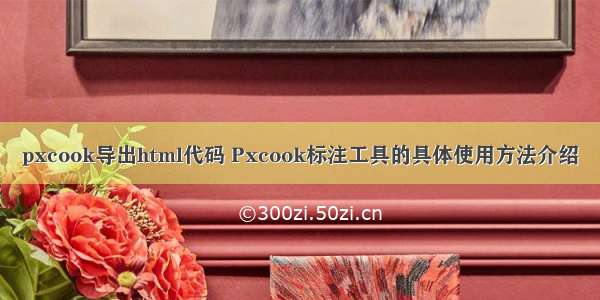 pxcook导出html代码 Pxcook标注工具的具体使用方法介绍