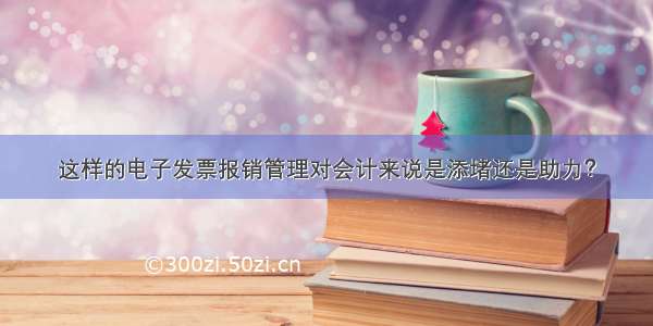 这样的电子发票报销管理对会计来说是添堵还是助力？