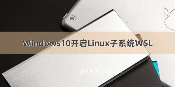 Windows10开启Linux子系统WSL