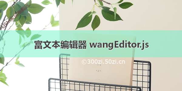 富文本编辑器 wangEditor.js