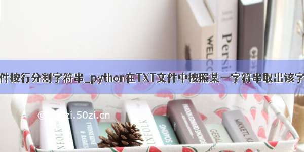 python读取文件按行分割字符串_python在TXT文件中按照某一字符串取出该字符串所在的行