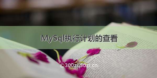 MySql执行计划的查看