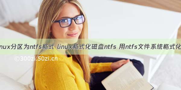 怎么格式化linux分区为ntfs格式 linux格式化磁盘ntfs 用ntfs文件系统格式化磁盘分区-...