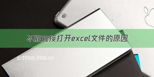 不能直接打开excel文件的原因