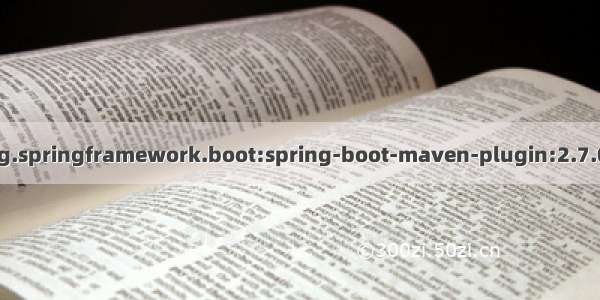 Failed to execute goal org.springframework.boot:spring-boot-maven-plugin:2.7.0:repackage (repackage)