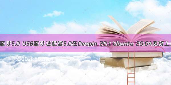 linux   蓝牙5.0 USB蓝牙适配器5.0在Deepin 20.1 Ubuntu 20.04系统上的安装