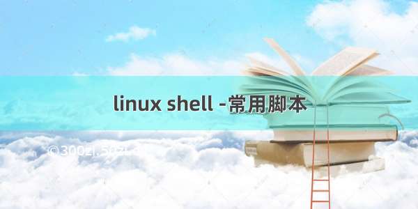 linux shell -常用脚本