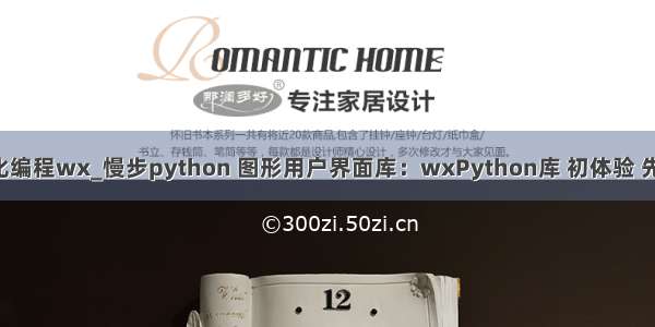 python图形化编程wx_慢步python 图形用户界面库：wxPython库 初体验 先建一个窗体...