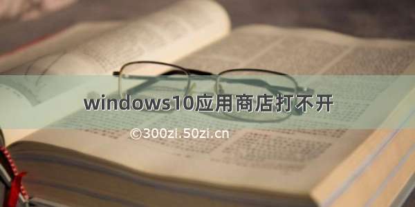 windows10应用商店打不开