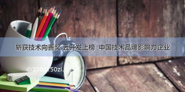 斩获技术向善奖 云开发上榜  中国技术品牌影响力企业